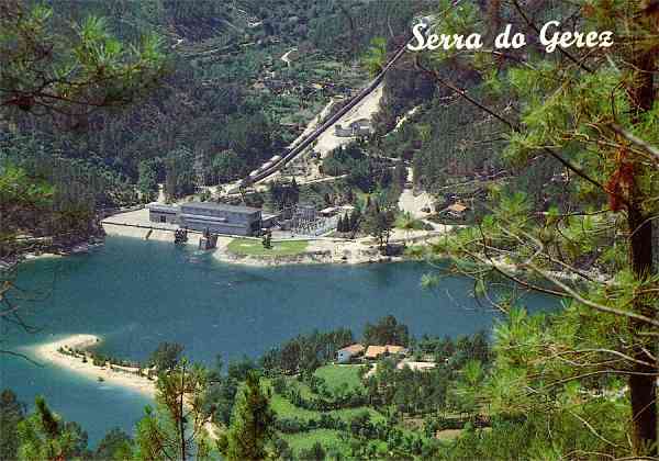 N. 495 - (Portugal) Serra do Gers Um aspecto da albufeira da barragem da Caniada - Edio Lusocolor, Arcos de Valdevez - S/D - Dimenses: 14,9x10,5 cm. - Col. Manuel Bia.