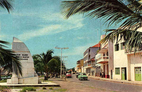 N. 137 - Avenida Marginal - BISSAU - Ed. Foto Serra - Dimenses: 14x9 cm. - Col. Antnio Bodas (1966)