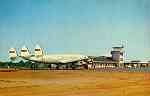 N. 121 - Aeroporto "Craveiro Lopes" (Bissau) - Edio Foto Serra, C. P. 239 - Bissau - Dimenses: 14x9 cm. - Col. Manuel Bia (1965).