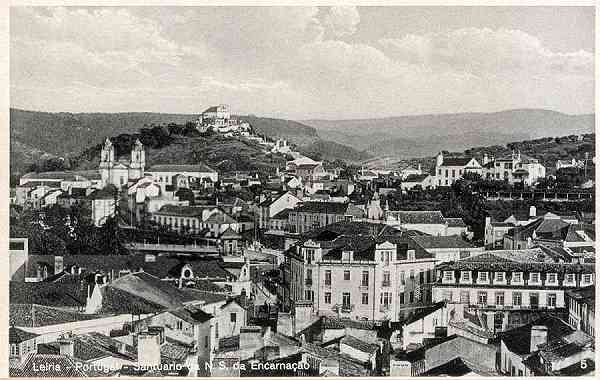 N. 5 - LEIRIA-Portugal Santurio de Nossa Senhora da Encarnao - Editor Fotografia Artstica Ld, Leiria em 1939 - Dimenses: 14x9 cm. - Col. R. Gaspar.