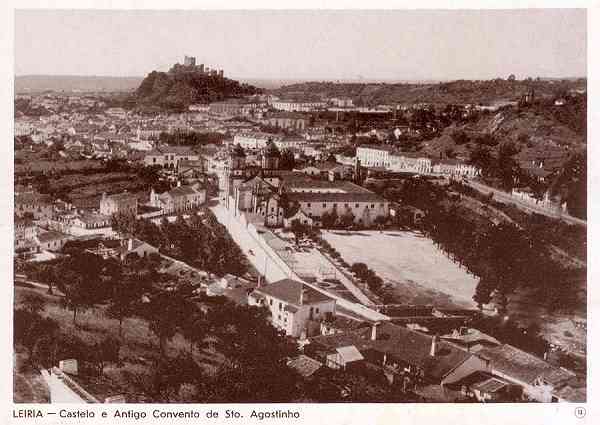 N. 13 - Leiria-Portugal Castelo e antigo Convento de S. Agostinho - Editor: Comisso Cultural das Obras Sociais do Pessoal da C. M. Leiria - Dimenses: 15x10 cm. - Col. R. Gaspar.