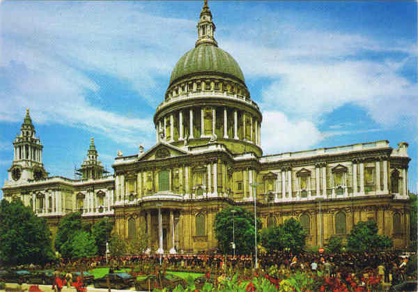 Lo2 - LONDON - Saint Paul's Cathedral - Ed. Thomas & Benacci Ltd. LONDON - Printed in Italy - SD - Dim. 14,8x10,3 cm - Col. Manuel Bia (1986)