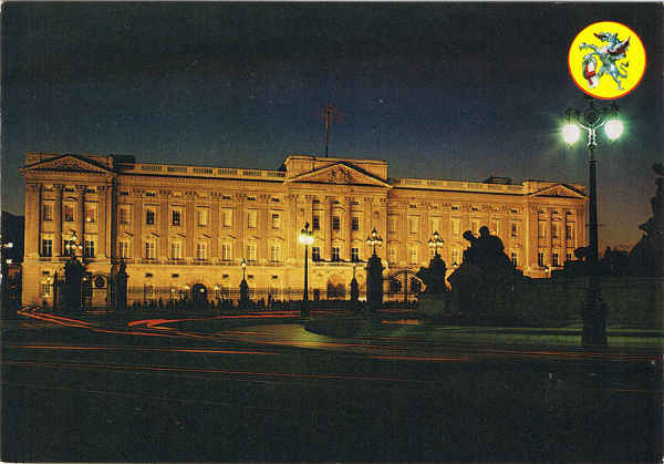 N. Lo72 - LONDON - Buckingham Palace - Ed. Thomas & Benacci Lda. - LONDON Tel.(01)4032835 RIALTO Printed in Italy - SD - Dim. 14,8x10,3 cm - Col. Manuel Bia (1986)