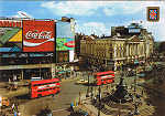 N. 12 - LONDON. Piccadilly Circus and Statue of Eros - Ed. FISA-Great Britain-LONDON Golden Shield Palaudarias, 26 - Barcelona - Printed in Spain - SD - Dim. 14,8x10,3 cm - Col. Manuel Bia (1986)