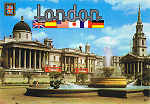 N. 115 - LONDON. The National Gallery. Trafalgar Square - Ed. FISA-Great Britain-LONDON Golden Shield    Palaudarias, 26-Barcelona - Printed in Spain - SD - Dim. 14,8x10,3 cm - Col. Manuel Bia (1986)