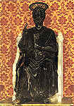 L6/SP.2524 - Westminster Cathedral. Statue of St. Peter - Ed. DRG Printed in Great Britain by J. ARTHUR DIXON - SD - Dim. 10,5x14,9 cm - Col. Manuel Bia (1986)
