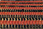 L42 - LONDON - Guards on parade - Ed. Nutshell Cards Ltd 01-8714202 Photography Dick Scoones Printed in England - SD - Dim. 14,9x10 cm - Col. Manuel Bia (1986)