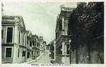 N 051057 - MACAU. Uma rua do Bairro de So Lzaro (O Bairro Europeu) - Edio annima - Dim. 13,9x9,1 cm. cm - Col. A. Monge da Silva (entre 1920 e 1930)