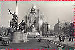 N 89 - Madrid. Praa de Espanha e Monumento a Cervantes - Edio Garcia Garrabelia,Zaragoza - Dim. 13,9x8,9 cm - Col. Amlcar Monge da Silva