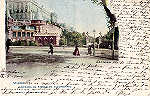 SN - Madrid. Entrada do Parque Afonso XIII - Edio annima - Dim. ??x?? cm - Circulado em 1900 - Col. Amlcar Monge da Silva