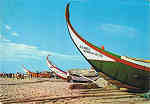 N. 1498 - Praia de Mira - Portugal  Barcos de pesca -  Ed. SUPERCOR Portugal Turstico Dist. por RAN-LISBOA, RUA DA QUINTINHA 70-B - SD - Dim. 15x10,5 cm - Col. Ftima Bia (1978).