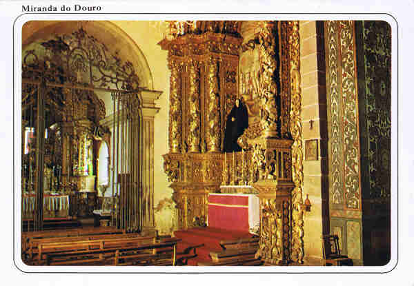 N. 1643 - MIRANDA DO DOURO - Portugal  Interior da Catedral - Ed. NCORA RAN Tel.670192-661514 COLEO ESPECIAL - SD - Dim. 15x10,5 cm - Col. Manuel Bia (2003)