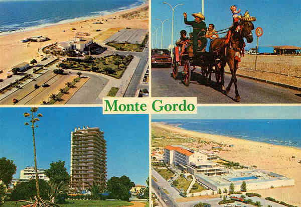 N. 149 - MONTE GORDO Algarve Portugal - Edio Francisco Ms, Ld - S/D - Dimenses: 14,9x10,3 cm. - Col. Graa Maia
