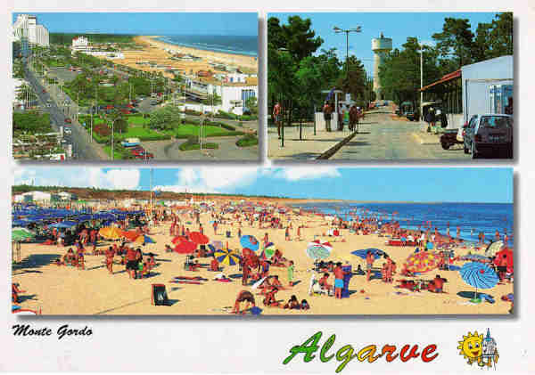 N. 7219 - MONTE GORDO Algarve - Ed. Artes Grficas - S/D - Dim. 15x10,5 cm - Col. Mrio Silva.