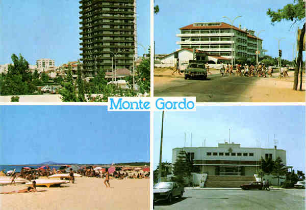 N. 800 - MONTE GORDO Algarve - Ed. Artes Grficas - S/D - Dim. 15x10,5 cm - Col. Mrio Silva.