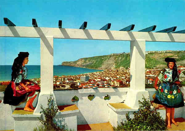 N. 755/187 - NAZAR Vista parcial - Edio Portugal Turstico - S/D - Dimenses: 14,5x10,25 cm. - Col. HJCO (Circulado em 1971)