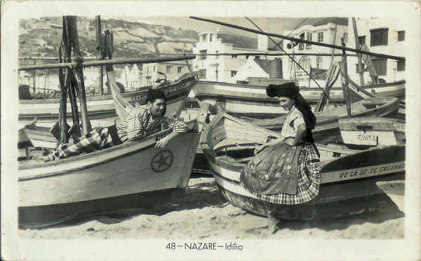 N 48 - Nazar - Idlio - Coleco Dulia - SD - circulado no ano 1964 - Dim. 9x14cm - Col. Miguel Soares Lopes.