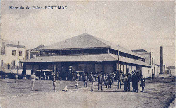 SN - PORTIMO.Mercado do Peixe - Edio Pacheco, Seita & Cia, Lda, Portimao - SD - Dim. 14x9 cm - Col A Monge da Silva (cerca de 1920)