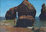 SN - PORTIMO. Praia da Rocha. Os  3 Ursos - Edio OCASO - Dim. 15x10,4 cm - (Circulado em 1965) - Col. A. Monge da Silva.
