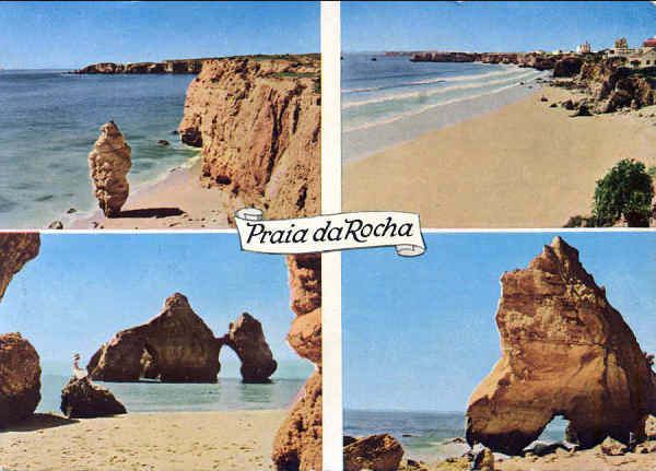 SN - PORTIMO. Praia da Rocha - Edio da Casa Inglesa - SD - Dim. 14,9x10,7 - Circulado em 1964 - Col. A. Monge da Silva