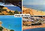 N. 1477 - Praia da Oura. Albufeira. Algarve - Edio FOTO-VISTA Lda Apartado 1- 8401 Lagoa Codex Algarve Tel. (082) 57385 - S/D - Dimenses: 14,7x10,1 cm. - Col. Graa Maia.