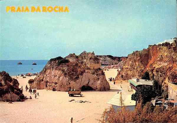 N. 302 - Praia da Rocha-Portimo-Algarve-Portugal - Edio Francisco Mas, Lda -  S/D - Dimenses: 15x10,4 cm. - Col. Graa Maia