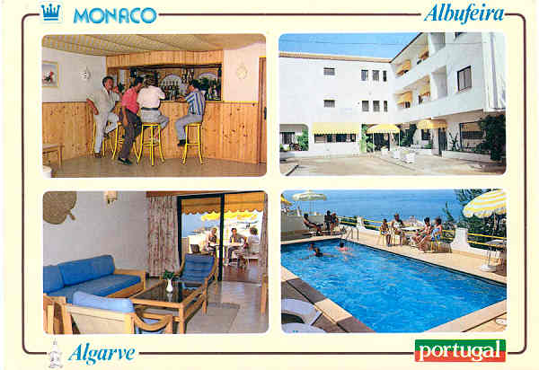 N 1207 - Apartamentos Mnaco, Lagoa, Alfufeira - Edio Francisco Mas, Amadora - Dim. 15x10,5 cm - Col. A. Monge da Silva (c. 1980)