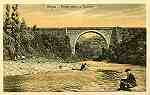 S/N - Rgua - Ponte sobre o Varosa - Clich e edio de Antnio Jos Rosdrigues, Armazens de Lisboa, Rgua - S/D - Dimenses: 13,9x9 cm. - Col. Aurlio Dinis Marta.