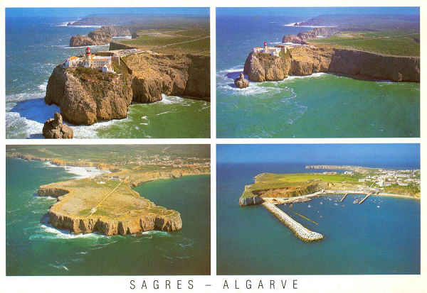 N. 94500 - Cabo de S. Vicente Sagres Algarve - Edio Vistal Foto de W. Mller - S/D - Dimenses: 15x10,3 cm. - Col. Graa Maia