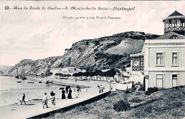 N 60 - Portugal-S.M.Porto - Rua Conde de Avelar - Editor Dias e Paramos - 1906 - Dimenses: 14x9 cm. - Col. Miguel Chaby.