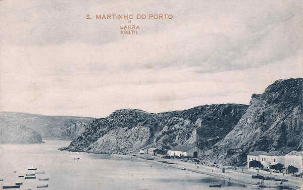 N 11 - Portugal. S.  Martinho Porto. Barra - Editor Paulo E Guedes - 1902 - Dim.9x14 cm. - Col. M. Chaby