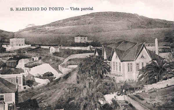 SN - Portugal. S. Martinho Porto - Vista Parcial - Editor Alberto Malva (1920) - Dim.9x14 cm. - Col. M. Chaby