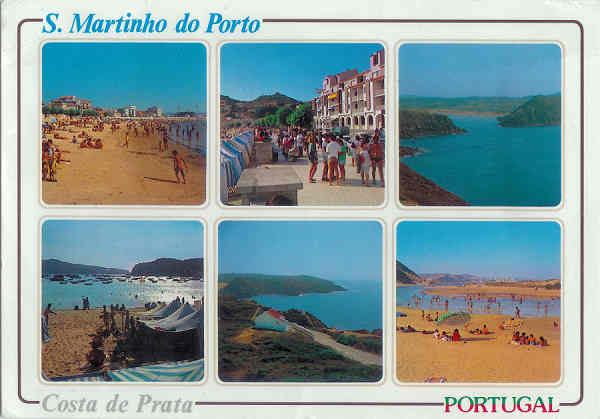 N 434 - S. Martinho do Porto - Edies Artemcor - SD - Circulado em 1990 - Dim. 14,9x10,4 cm. - Col. M. Soares Lopes.