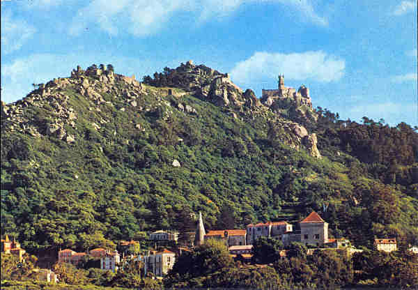 N 619 - SINTRA. Castelo dos Mouros e Palcio da Pena - Edio A Passaporte LOTI - SD - Dim. 14,8x10,4 cm - Col. A. Monge da Silva (cerca de 1980)