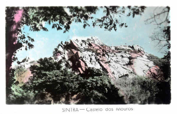 SN - SINTRA. Castelo dos Mouros - Editor no indicado - SD - Dim. 9,2x6 cm - Col. A. Monge da Silva (cerca de 1960)