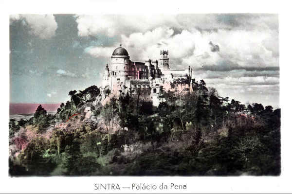 SN - SINTRA. Palcio da Pena - Editor no indicado - SD - Dim. 9,2x6 cm - Col. A. Monge da Silva (cerca de 1960)