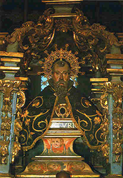 N. 86 SORIA. Ermita de San Saturio. Imagen del santo - Ed.PAPEL PILUCA - Tel. 915001882 - S/D Dim: 10,2x14,9 cm. - Col. Manuel Bia (2009).