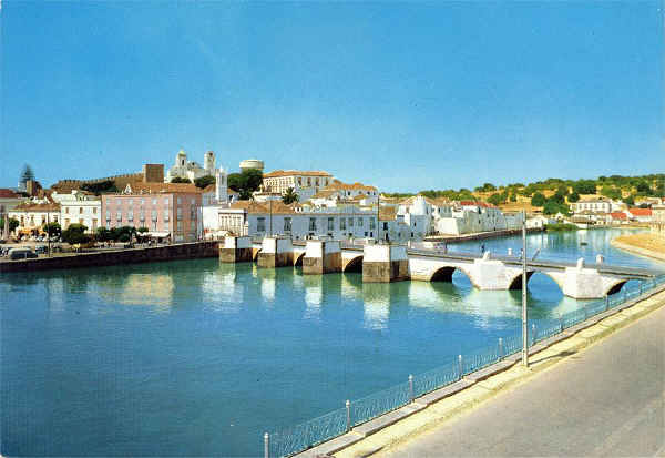 N. 163 - TAVIRA Algarve Ponte romana - Edio Gonalo W. de Vasconcelos, Lisboa - S/D - Dimenses: 14,9x10,3 cm. - Col. Graa Maia