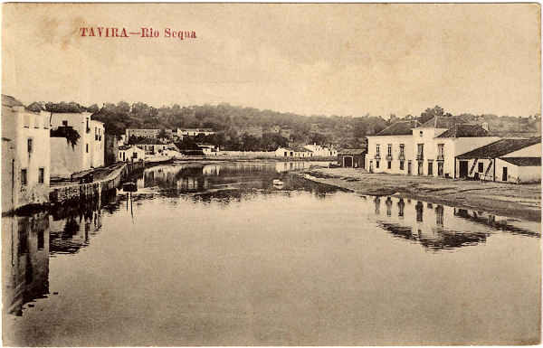SN - TAVIRA - Rio Sequa - Edio da Casa de Novidades - SD - Dim. 8,5x14 cm - Col. Jaime da Silva (Circulado em 1918)