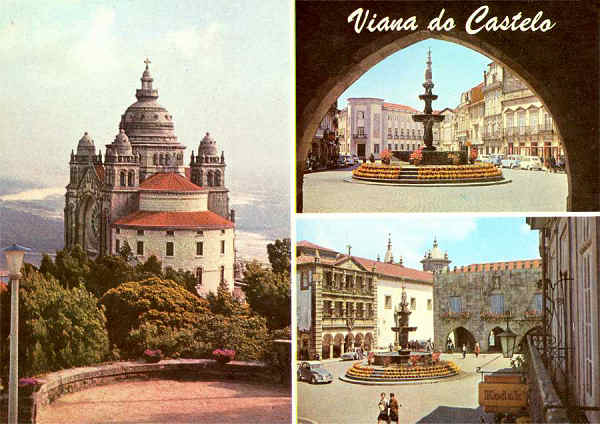 N. 351 - (PORTUGAL) Viana do Castelo - Edies Lusocolor, Arcos de Valdevez - S/D - Dimenses: 14,9x10,5 cm. - Col. Manuel Bia (Dcada de 1960).