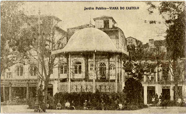 SN - Viana do Castelo - Jardim Publico - Editor no indicado - SD - Dim. 14x8,6 cm - Col. M. Soares Lopes