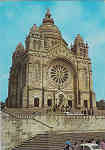 N 103 - Viana do Castelo. Templo de Sta Luzia - Ed. Lusocolor - SD - Circulado em 1971 - Dim. 10,5x15 cm - Col. M. Soares Lopes.
