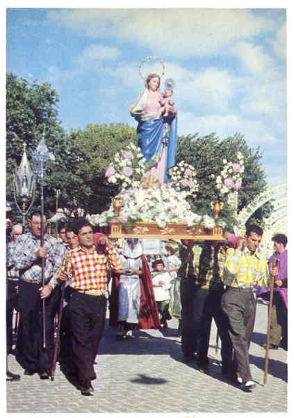 N 79 - VIANA DO CASTELO. Festas da Senhora da Agonia - Edicao Lusocolor, Viana Castelo - SD - Dim.14,8x10,4 cm - Col. A. Monge da Silva (1970)