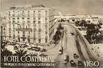 SN - Vigo - Hotel Continental - SD - Circulado em 1956 - Dim. 9x13,5 cm - Col. M Soares Lopes