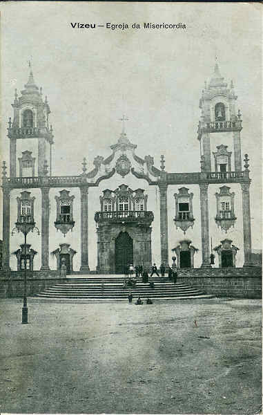 SN - Vizeu - Egreja da Misericordia - Edio Adelino Ferreira - SD - (circulado em 1919) - Dim. 9x13,5 cm. - Col. Miguel Soares Lopes