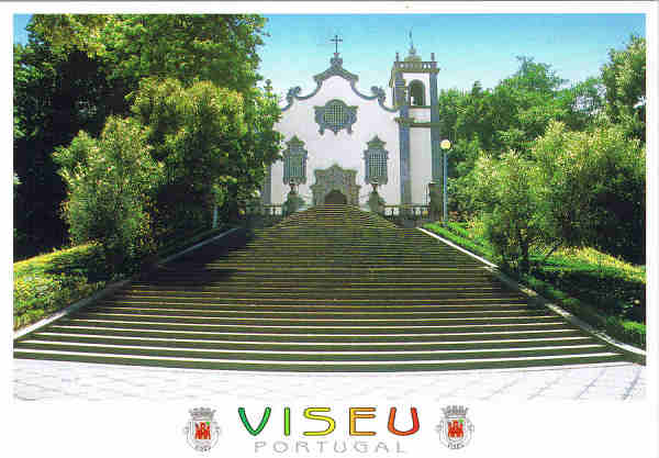 N. 22 - VISEU - Igreja dos Terceiros Beira Alta PORTUGAL - Ed. GRAFIPOST FILIAL-LOUL Exclusivo: PAPIRO Tels. 232436892 / 232459596 - SD - Dim. 15x10,5 cm - Col. Ftima Bia (2010).