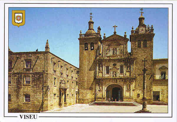 N. 514 - Viseu (Portugal). S Catedral e Museu Gro Vasco - Ed. LIFER - PORTO - ESCUDO DE OURO -  FISA I.G. - Printed in Spain - 1990 Dim. 14,8x10,3 cm - Col. Ftima Bia (2010).