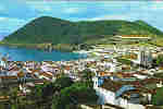 Nº 9 - ILHA TERCEIRA - Açores  Vista Parcial da Cidade de Angra do Heroísmo - Ed. ORMONDE - S/D - Dim. 15x10,4 cm. - Col. Manuel Bóia (1981).