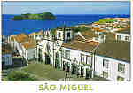 VER. 082 - Vista Parcial de Vila Franca do Campo - Ed. Ver Açor,Lda. veracor@veracor.pt - SD - Dim. 15x10,5 cm. - Col. Fátima Manuela Bóia (2010).