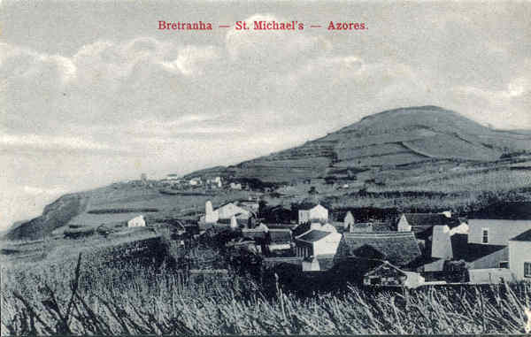 SN - SÃO MIGUEL. Bretranha - Editor desconhecido - SD - Dim. 13,7x8,9 cm - Col. A. Monge da Silva (cerca de 1910)